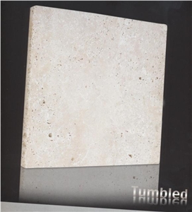Tumbled Light Travertine Tile