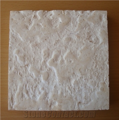 Brushed Dominican White Coral Stone Tiles