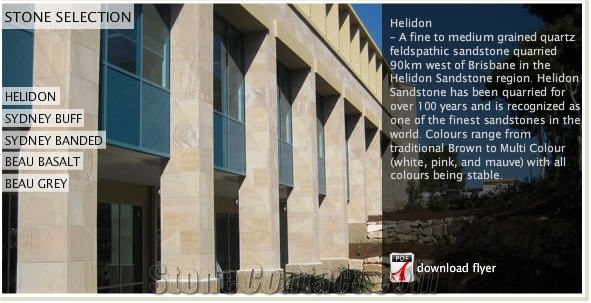 Helidon Sandstone Wall Panel