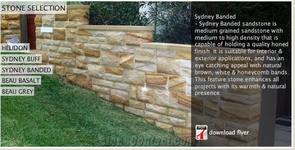 Sydney Banded Australian Wood Sandstone Mushroom Stone