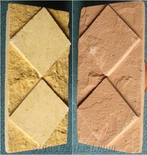 Sandstone Tiles for Wall Decoration,Sandstone Mushroom Stone