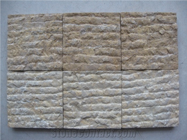 Limestone Grooved Stone
