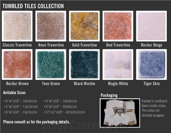 Tumbled Marble Tiles Collection