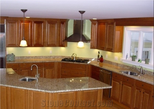 New Venetian Gold Yellow Granite Countertops From China