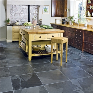 Black Slate Tiles for Flooring