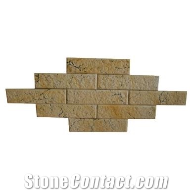 Sandstone Wall Veneer, Spain Yellow Sandstone