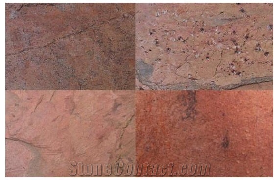 Copper Slate Tile, India Brown Slate