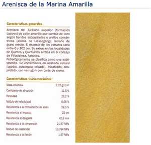 Arenisca De La Marina Amarilla Sandstone Tile