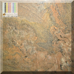Granite Tile, Brazil Yellow Granite