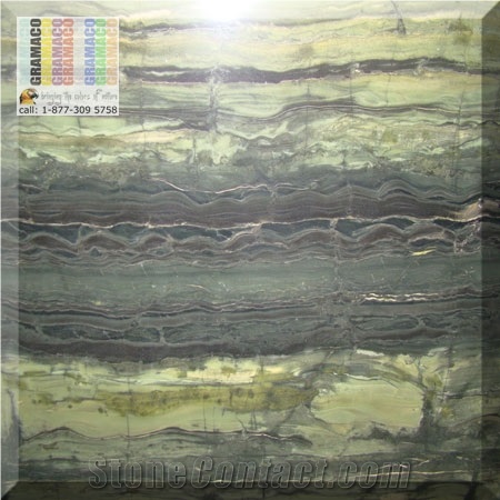 Verde Bamboo Quartzite Tile, Brazil Green Quartzite
