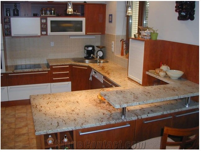 Sivakasi Granite Countertop Yellow Granite From Czech Republic