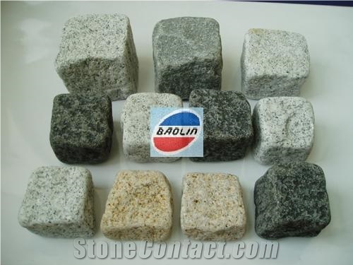 Tumbled Granite Paving Cube Stone