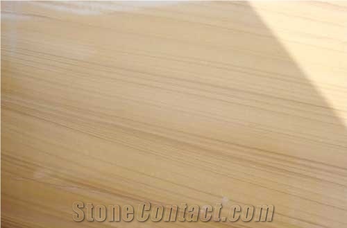 Teak Wood Sandstone Tile, India Yellow Sandstone