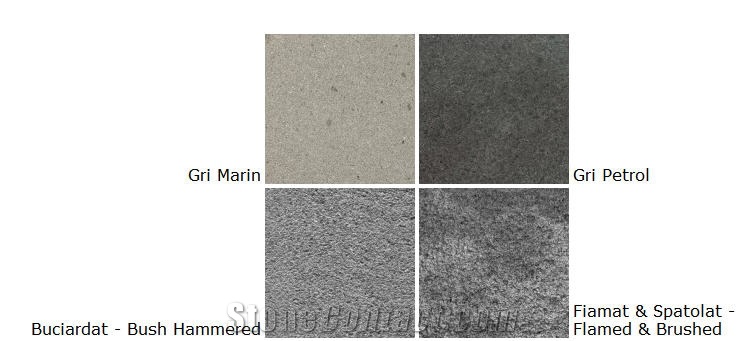 Grey Marin Basalt Slabs & Tiles