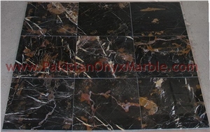 Black Gold Marble Tile