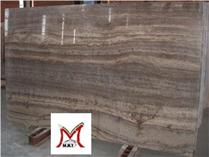 PERSIAN SILVER TRAVERTINE, Iran Brown Travertine Slabs & Tiles