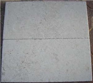 Hebron Bone Limestone Tumbled Tile, Israel Beige Limestone