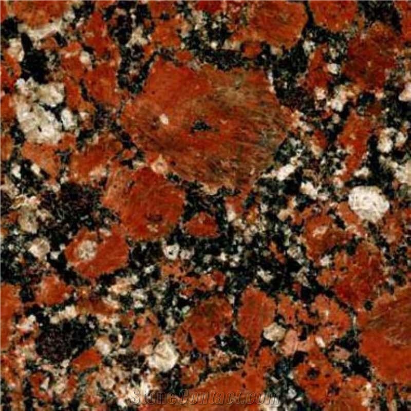 Kapustinsky Granite Tile, Ukraine Red Granite