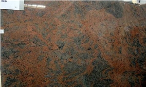 Multicolor Red Granite Slab, India Red Granite