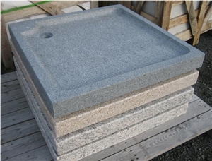 Padang Grey Granite Shower Tray
