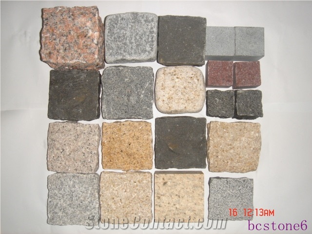 Granite Cube Cobble Stone