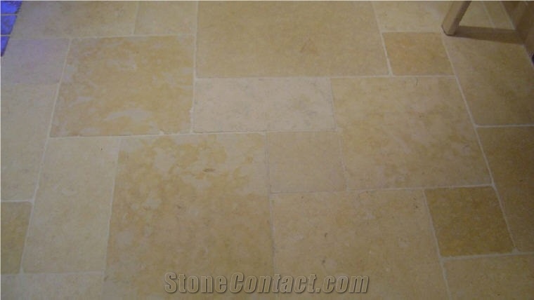 Ramon Gold Limestone Pattern Flooring Tiles