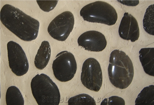 Natural Stone Black Pebble Stone