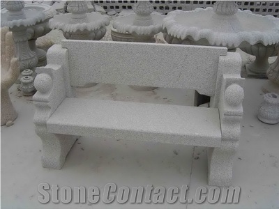 White Granite Bench, Granite Chair