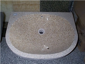 Yellow Granite Sinks, Wash Basins