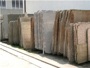 Granite Slabs, Imperial Gold Granite