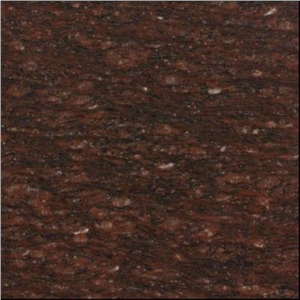 Star Ruby Granite Tile, India Brown Granite