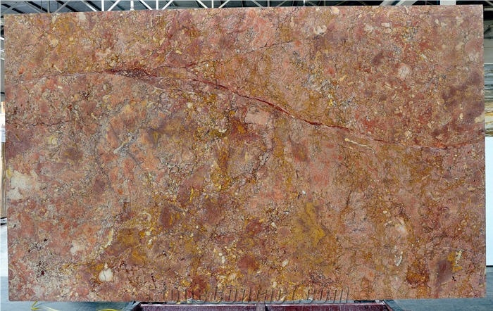Rosso Samad Marble Slab, Oman Red Marble