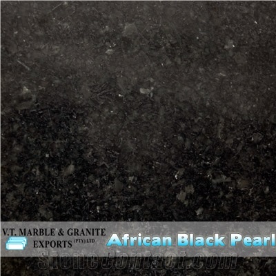 African Black Pearl Granite Tile