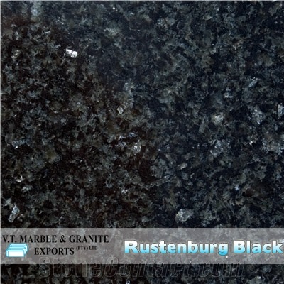 Rustenburg Black Granite Slabs & Tiles