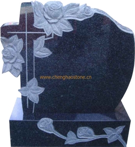 Granite Cross Tombstone