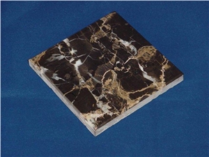 Black & Gold Marble Tile