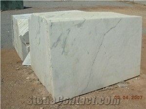 Agaria White Marble Block, India White Marble