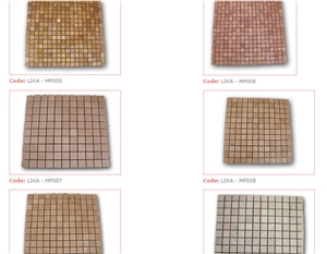 Travertine Mosaic Patterns
