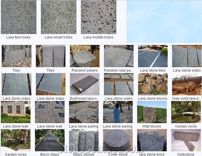 Lava Stone Tile, China Grey Basalt Tile