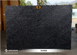 Matrix Granite Slab,Brazil Black Granite, Matrix Black Granite Block