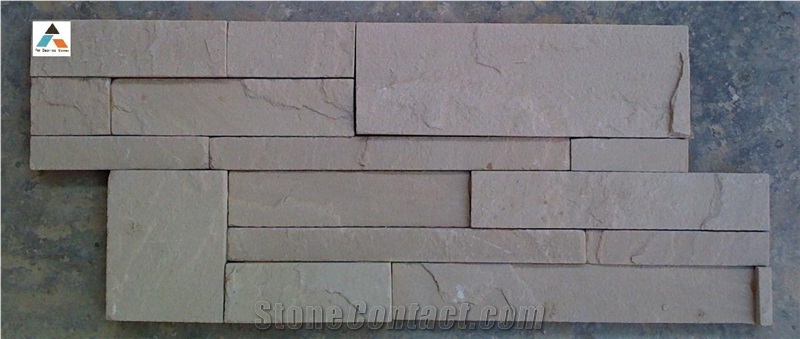 Beige Sandstone Wall Panel,Cultured Stone