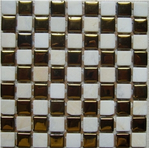Glass Marble Mosaic Tiles