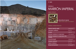Marron Imperial Marble Blocks,Spain Brown Marble