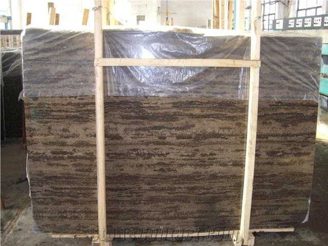 Coffee Brown River Marble