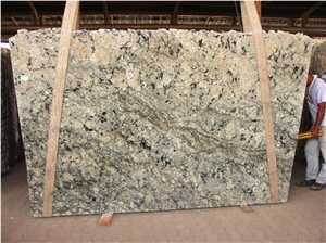 Vanilla Forest Granite Slab, Brazil White Granite