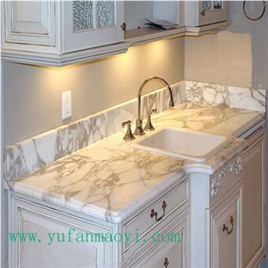 Kitchen Countertop, Calacatta Oro Marble