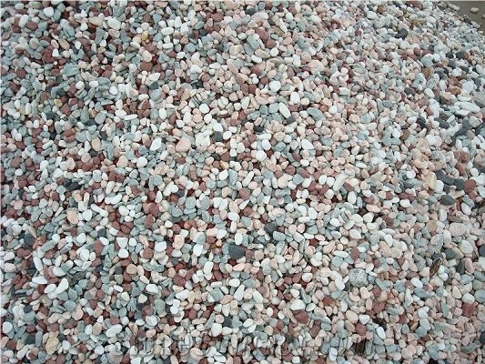 Mixed Color Pebble Stone