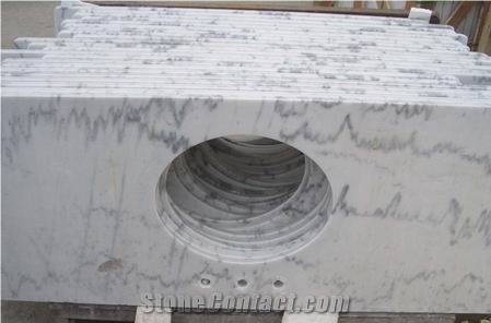Carrara White Marble Vanities