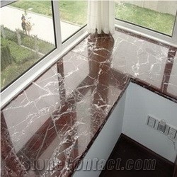 Quality Red Marble Kitchen Countertop