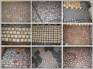 Granite Walkway Cobble Stone